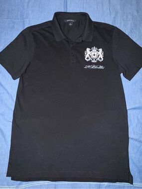 Men's Black “2Hollis” Polo Shirt